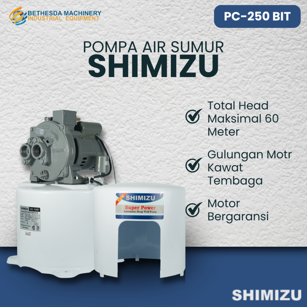 Pompa / Pompa Air Sumur Dalam Shimizu PC 250 BIT
