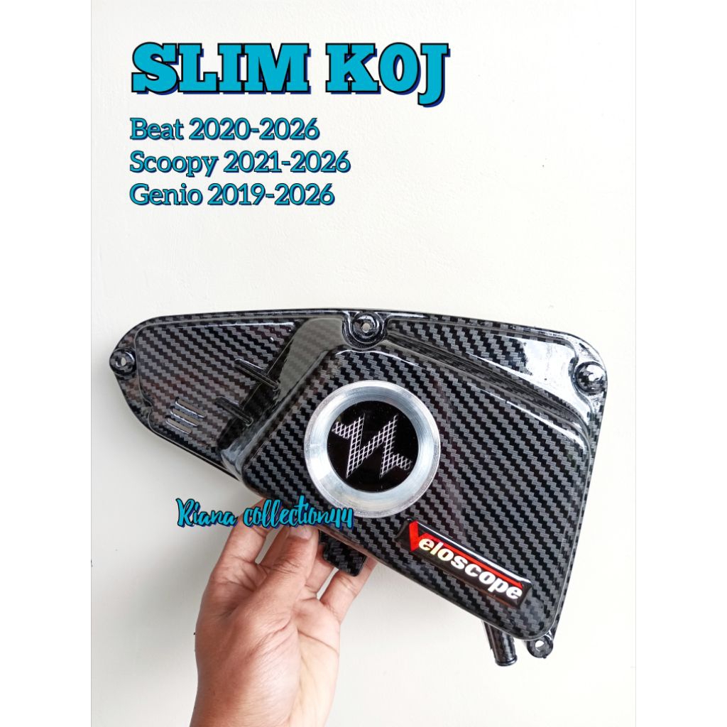 TUTUP FILTER BEAT SLIM, SCOOPY NEW, GENIO CARBON, FILTER SLIM CARBON BEAT DELUXE, SCOOPY PRESTIGE, G