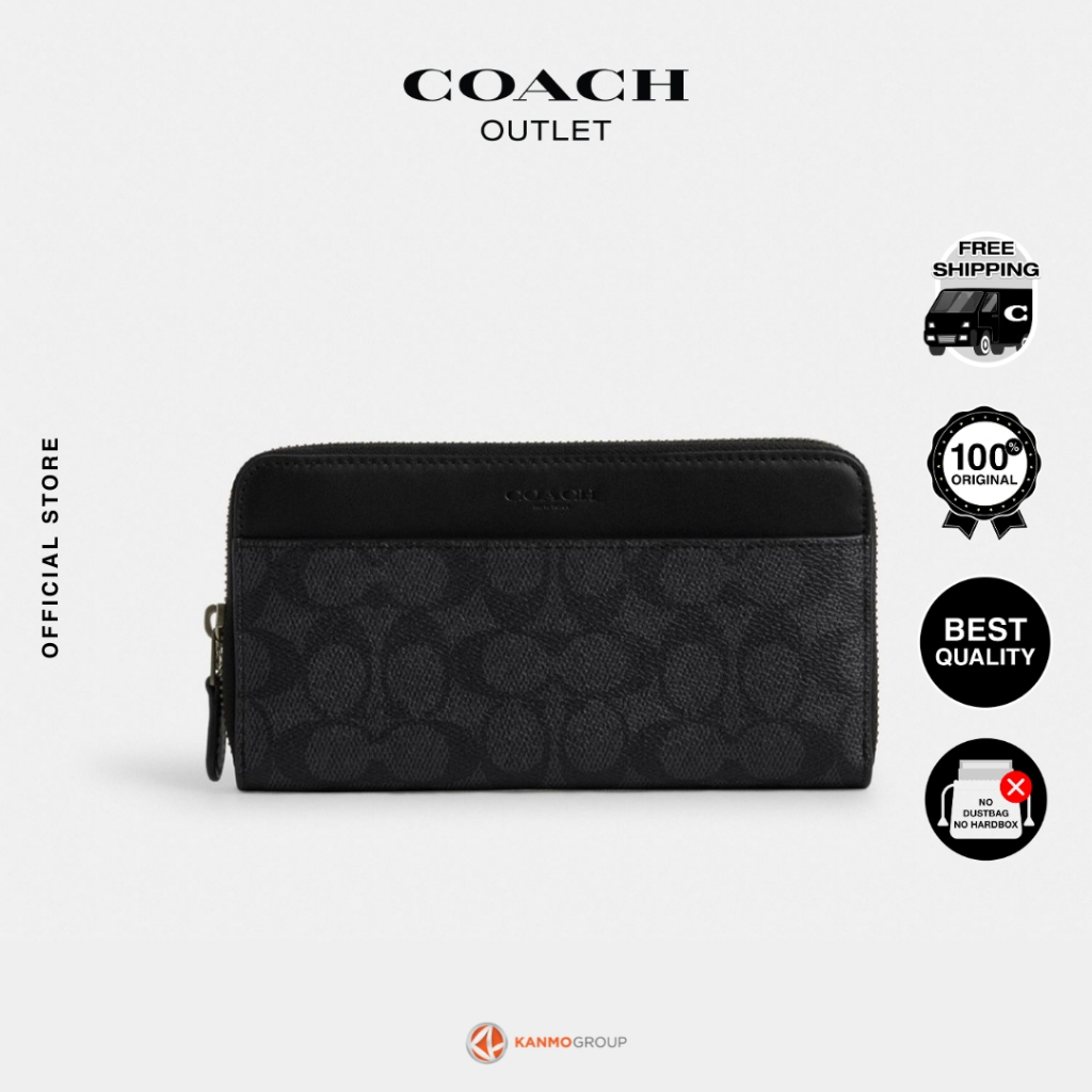 Coach Accordion Wallet - Dompet Pria