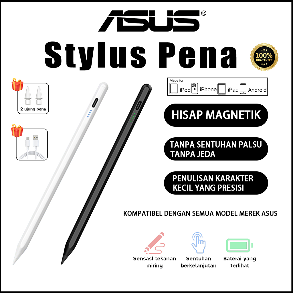 [Baru][100% Asli Garansi 24 bulan][COD]ASUS Stylus pen for ASUS ROG Flow Z13/ZenPad 10/Memo Pad 7/Tr