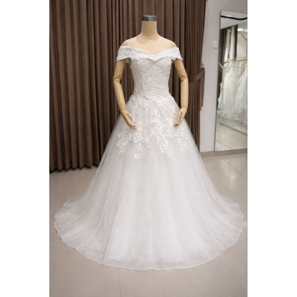 Jual Rugi Gaun Pengantin Wedding Gown Jumbo Big Size Baru