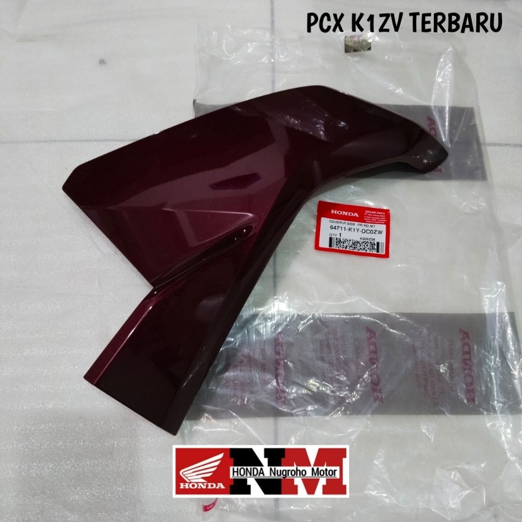 Cover Depan Samping Kanan Moonlight Honda PCX 160 K1ZV Original AHM 64711K1YDC0ZW