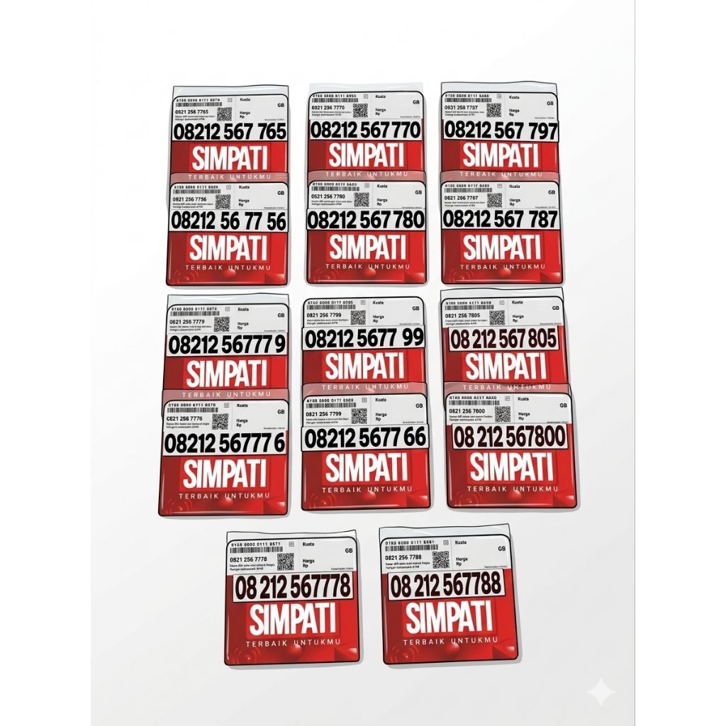 PERDANA  Sim Card TELKOMSEL NOMOR CANTIK 11 DIGIT