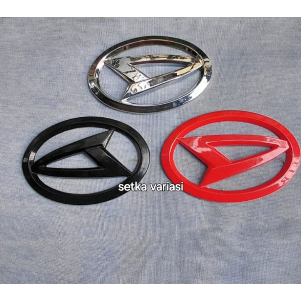 emblem logo daihatsu 12 cm/emblem belakang zenia,ayla sigra