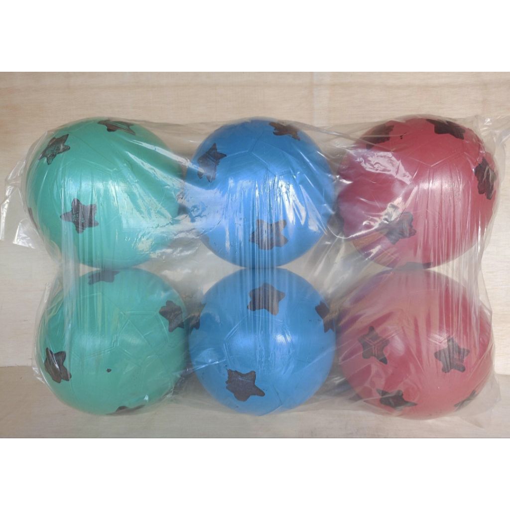 Bola plastik besar isi 6pcs | Bola plastik mainan | Bola mainan anak laki laki