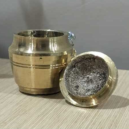 Bak wadah tempat mangsi /tinta Kuningan Wadah Mangsi Ink ,Tempat Tinta Kuningan, For Fountain Pen , 