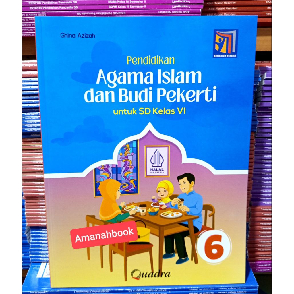 Buku Agama Islam SD Kelas 6 Kurikulum Merdeka Quadra
