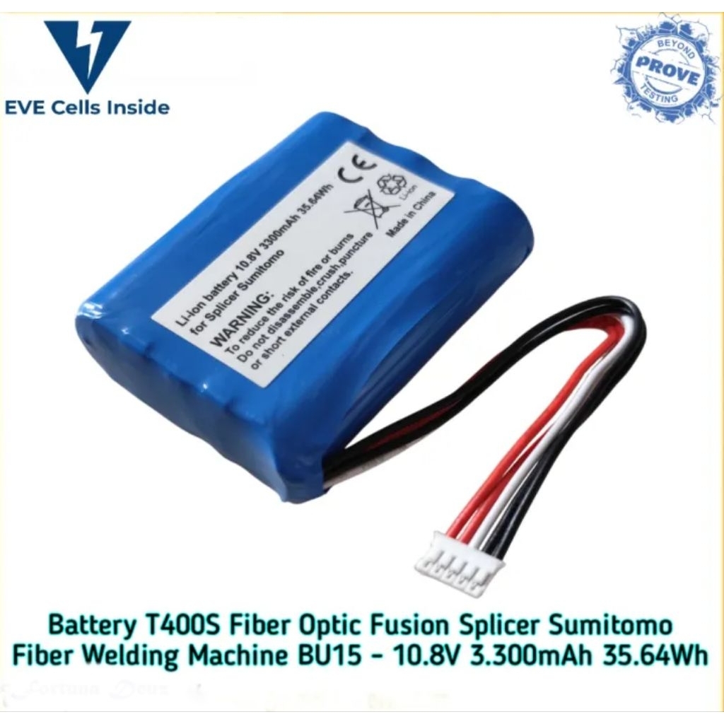 Battery Sumitomo T-400S / T400S Fiber Optic Fusion Splicer - 10.8V 3.300mAh 35.64Wh