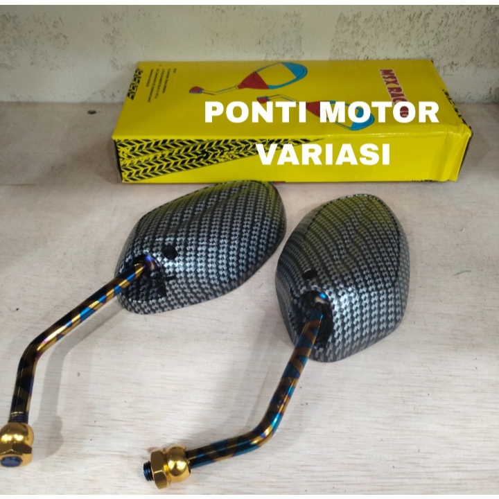spion beat karbon blue x - spion honda blue x karbon beat scoopy supra vario spacy dll