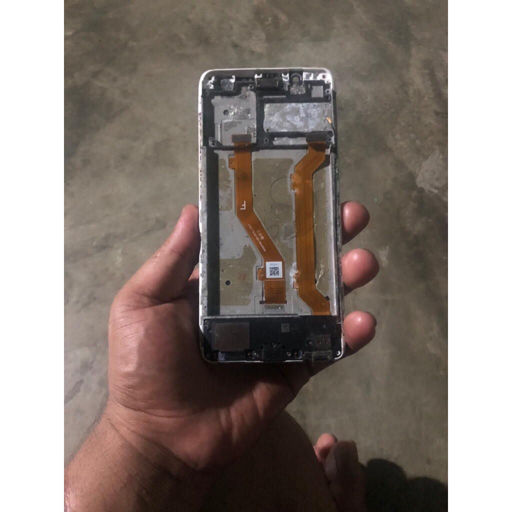 tulangan+frame+board charger vivo y71 ori copotan