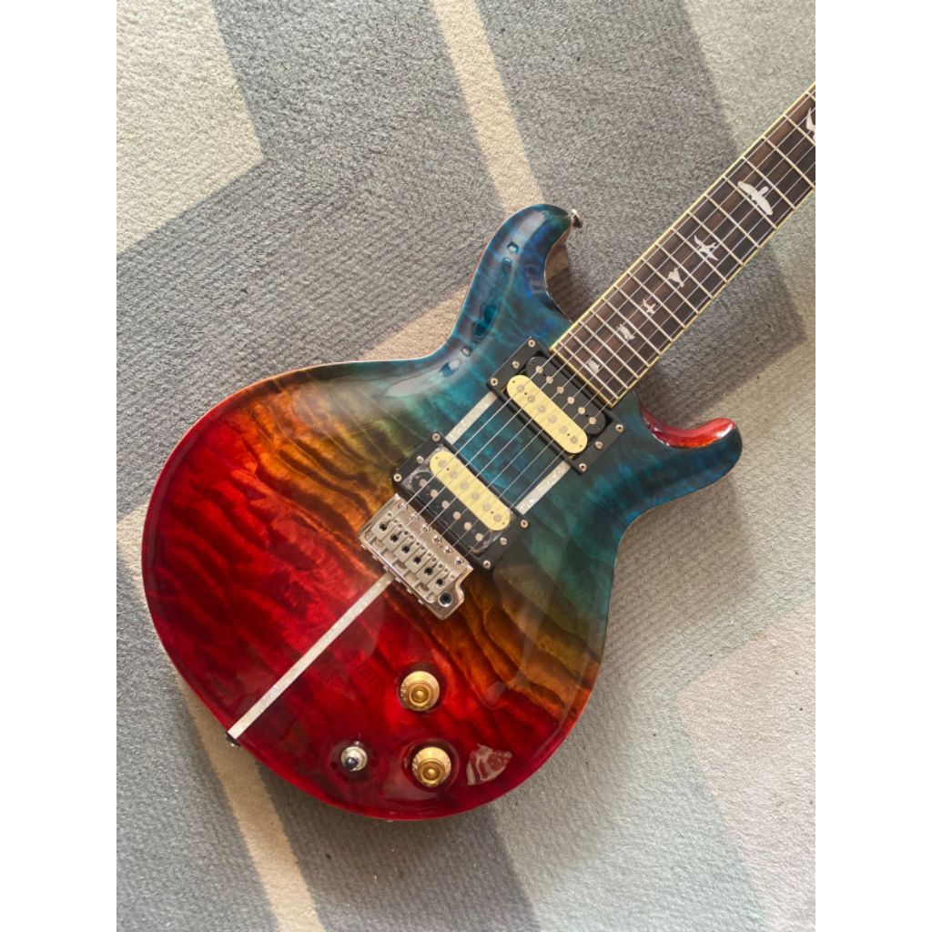 Gitar PRS santana Rainbow High Quality Custom