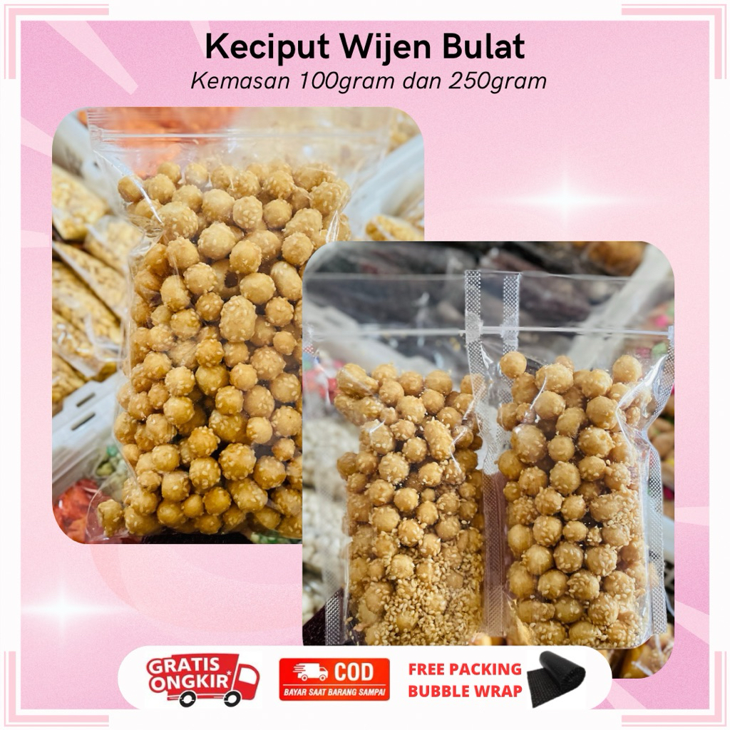 KECIPUT WIJEN BULAT 100GRAM & 250GRAM | KUE CIPUT ENAK