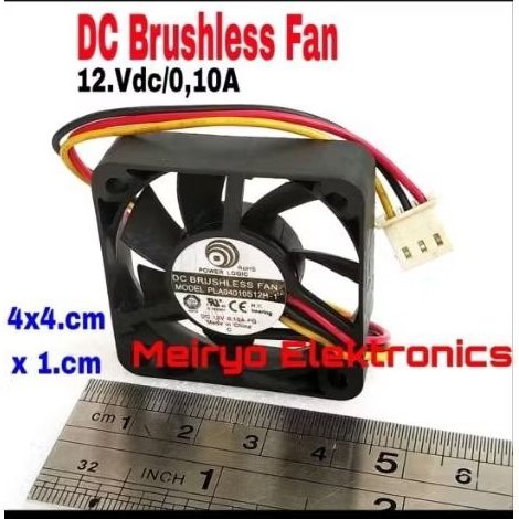 fan kipas 4cm 12 vdc ( Fan DC Brushless 4x4x1cm 12Vdc )