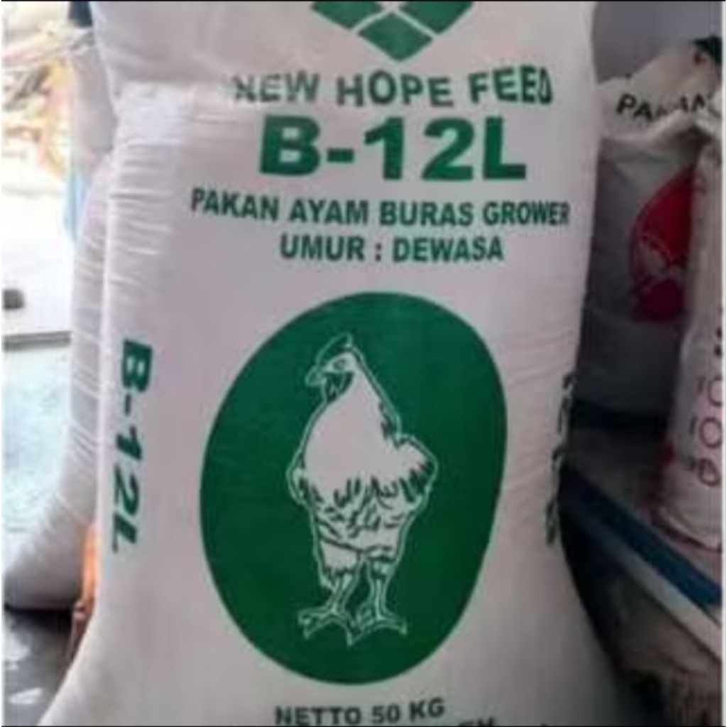 Voer ayam NEW HOPE B 12L | Buras makanan ayam | pakan ternak