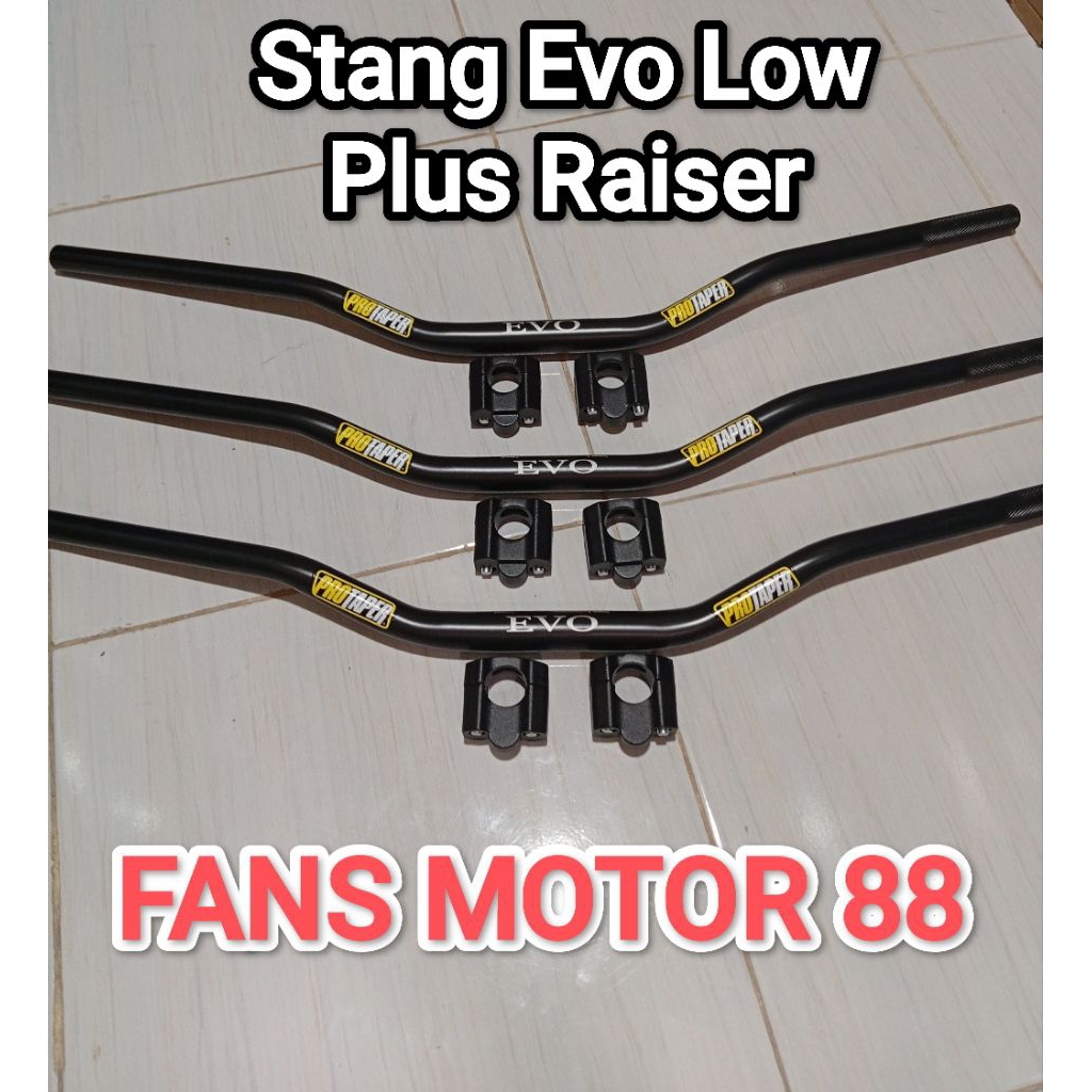 Stang Protaper Evo Low Tebal 2,8mm Motor Trail, Vixion, Mio, Supra Universal