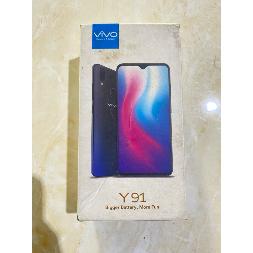Box/Kotak Vivo Y91 Ram 2/16 Original Copotan/ORI Bawaan HP