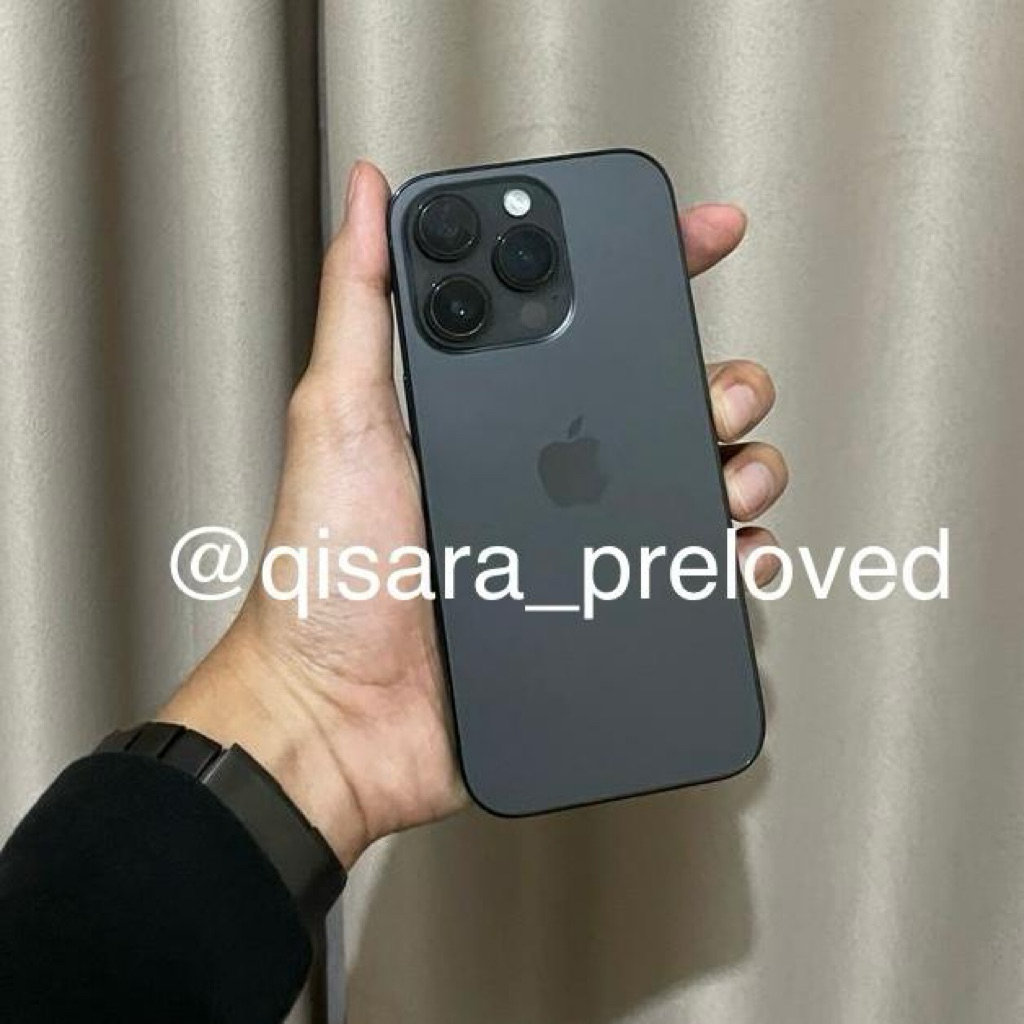 Iphone 14 Pro 512gb original ibox black bh 73 pemakaian pribadi mulus with box preloved detail pc