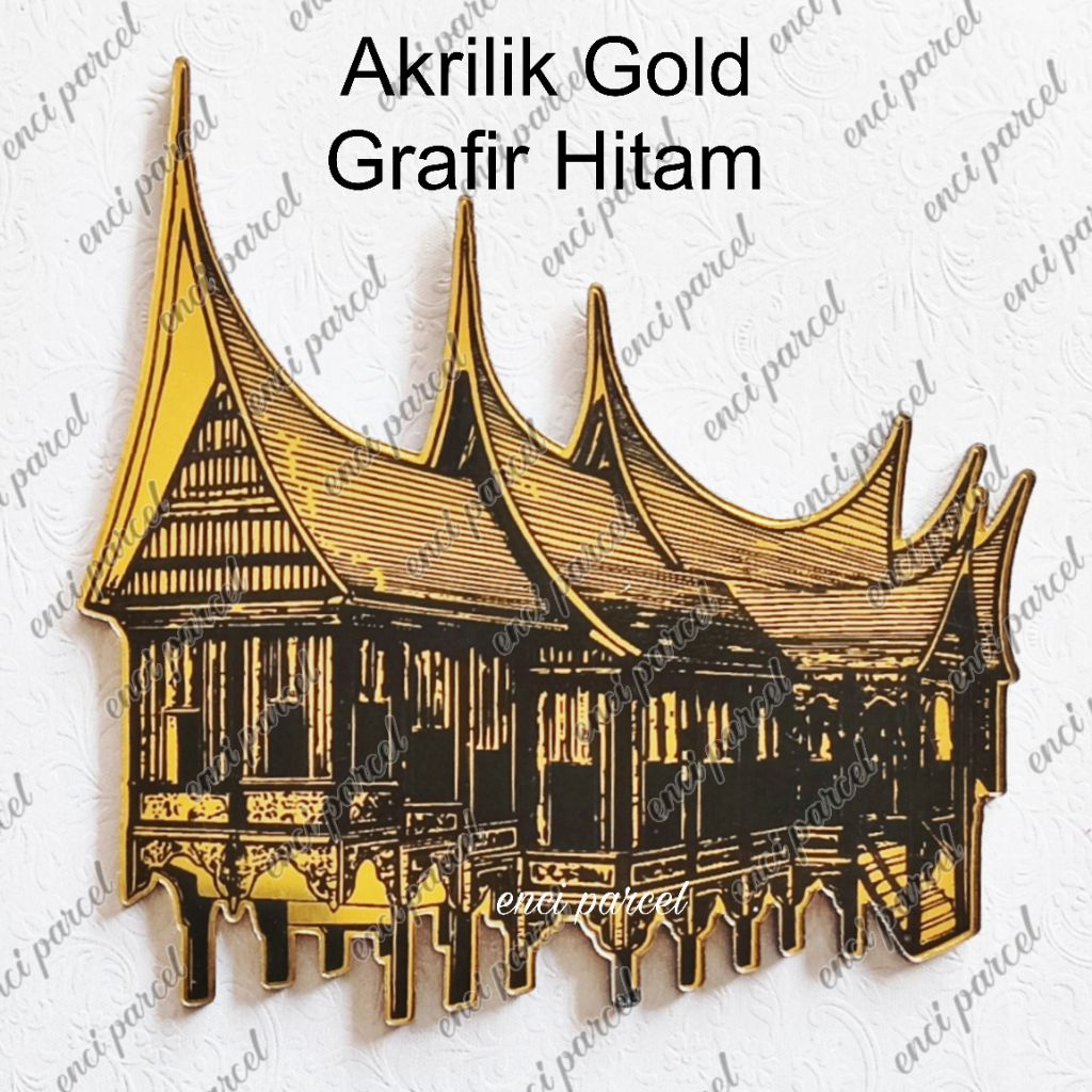 rumah adat gadang model G minangkabau tradisional sumut sumatera barat tampak sisi samping padang la