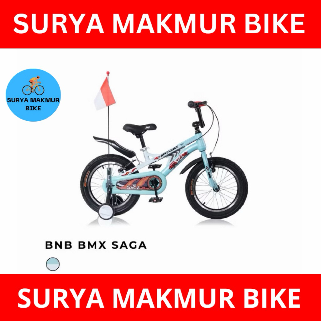 Sepeda bmx anak laki 12"16"18"BNB SAGA Original BNB