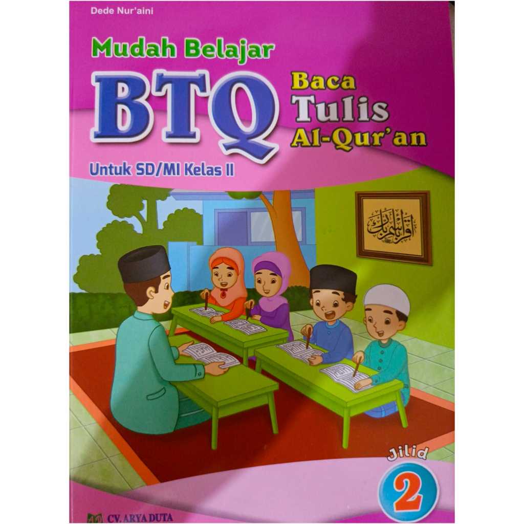 buku belajar baca tulis al-Quran BTQ kelas 2 sd/mi⠀⠀⠀