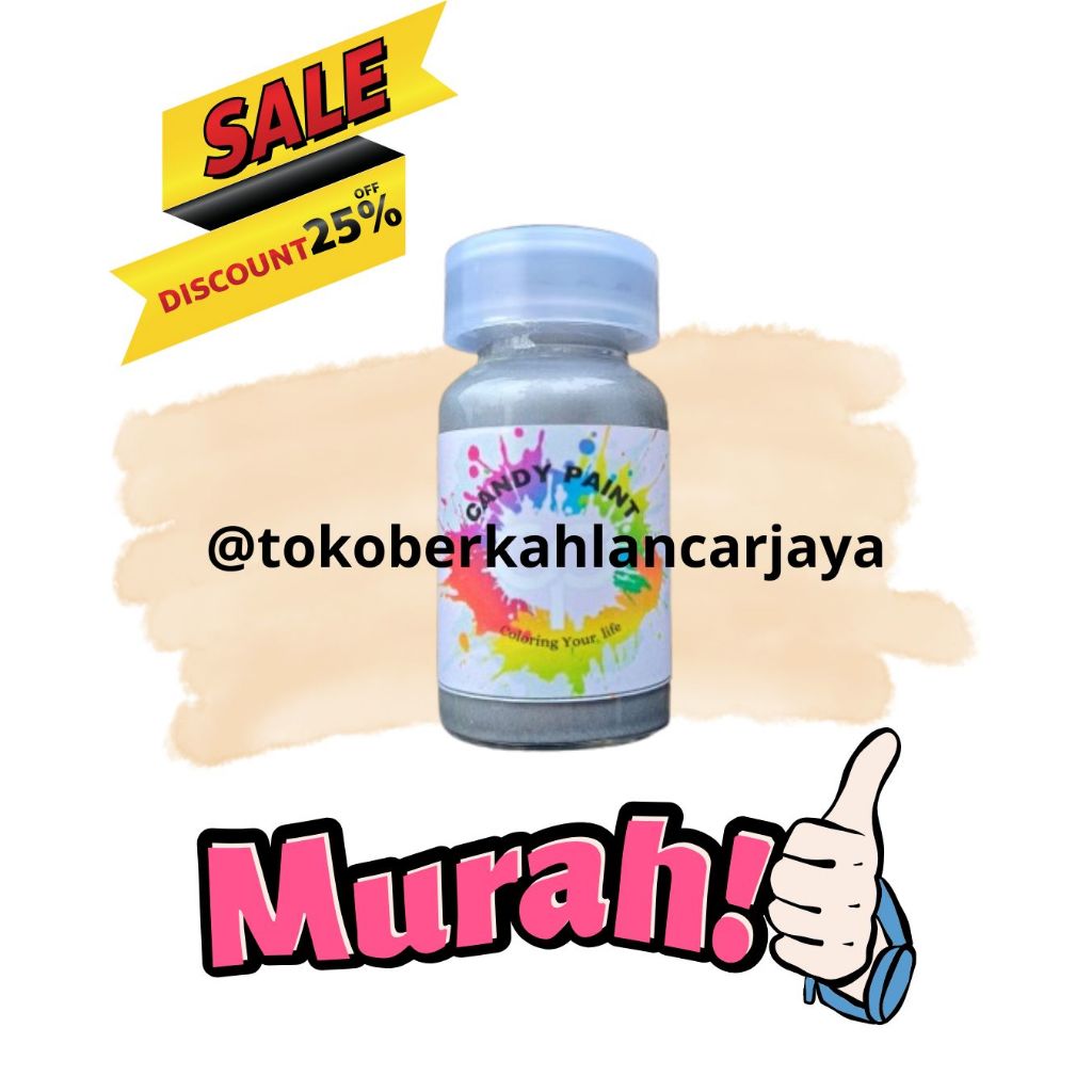 (SEMPROT) 12.5 ML CAT SEMPROT CANDY CHROME CAT PEWARNA LOGAM CHROME CANDY PAINT INSTAN