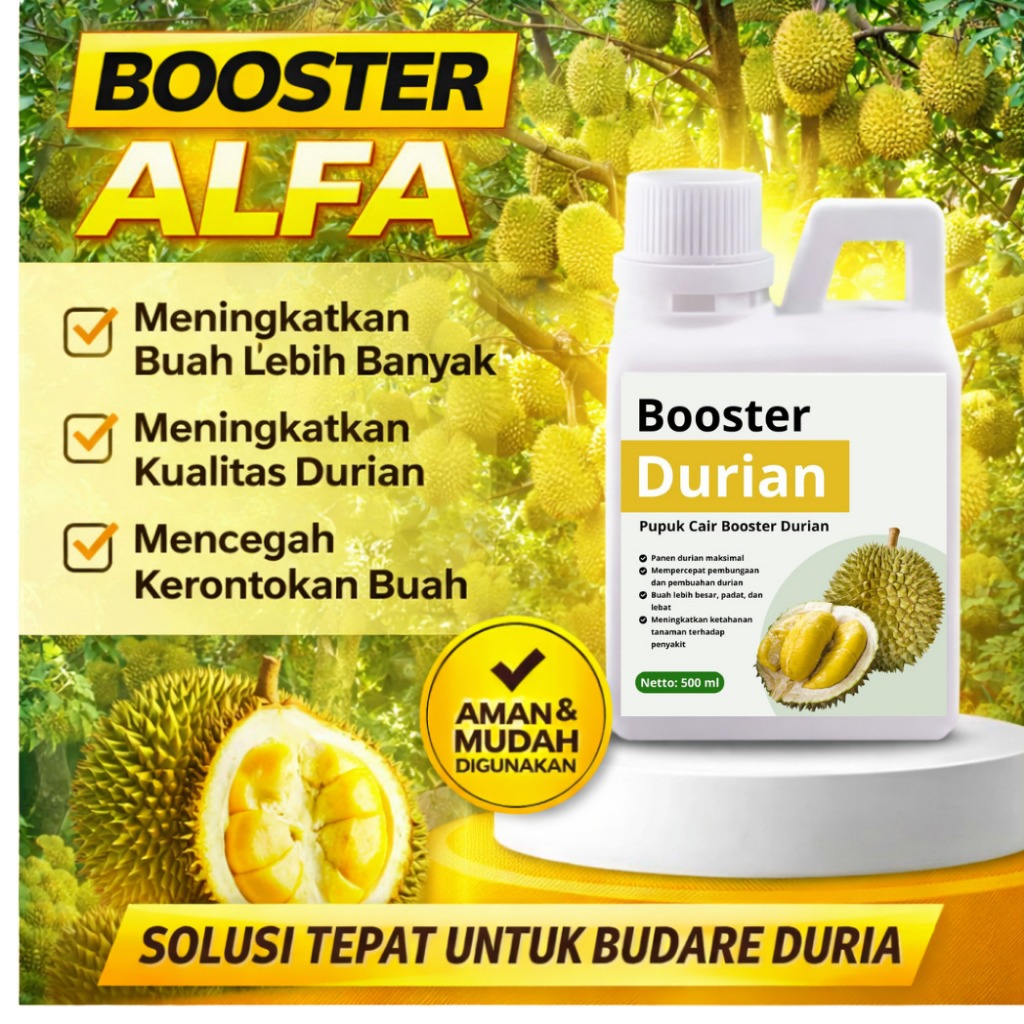 Pupuk Organik Cair Durian 500ml Booster Perangsang Buah Cepat Berbuah Lebat