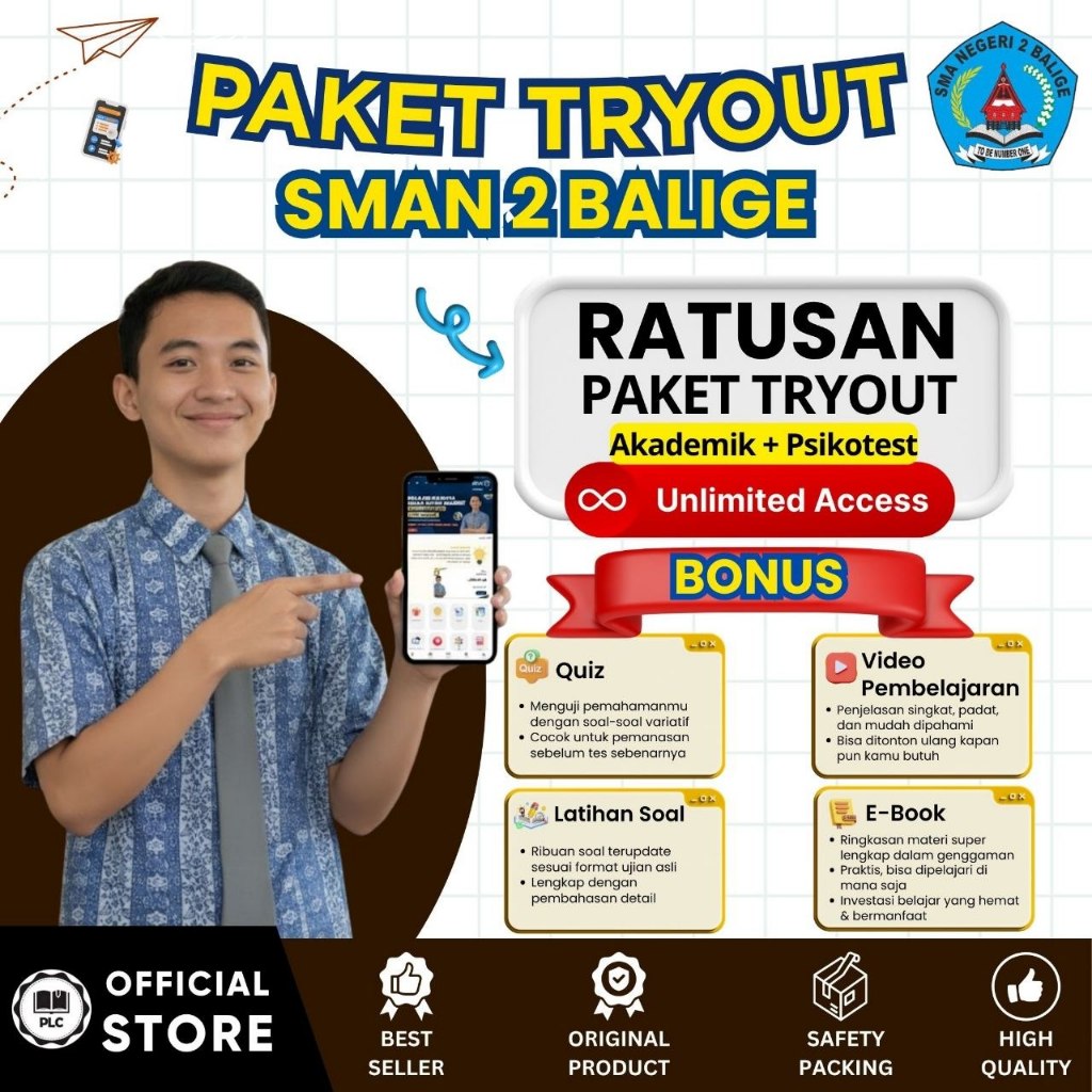 Aplikasi Cat Tes SMAN 2 BALIGE 2025 Tryout SMAN 2 BALIGE Akun SMAN 2 BALIGE Full Tryout SMAN 2 BALIG