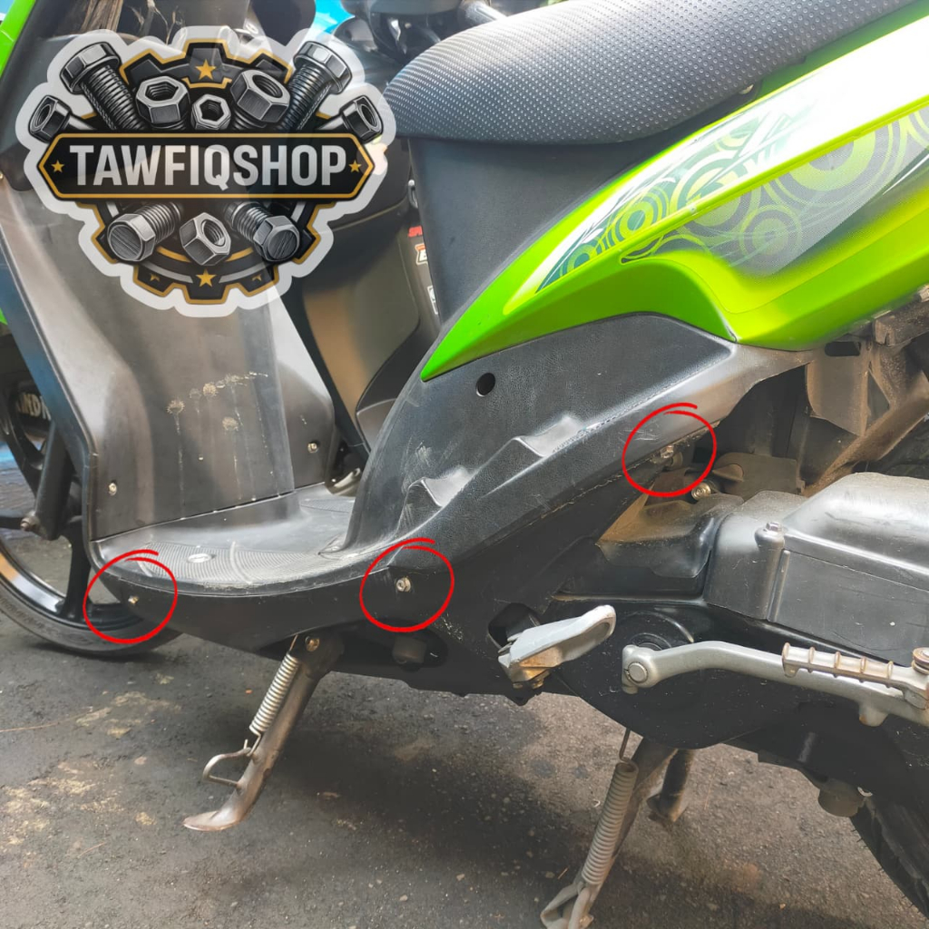 BAUT PROBOLT DEK BAWAH MIO SMILE SPORTY SOUL FINO NOUVA STAINLESS HENG THAILAND 100% ORIGINAL