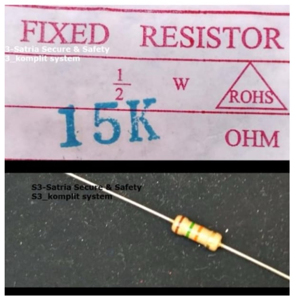 Resistor 15k ohm 1.2 watt