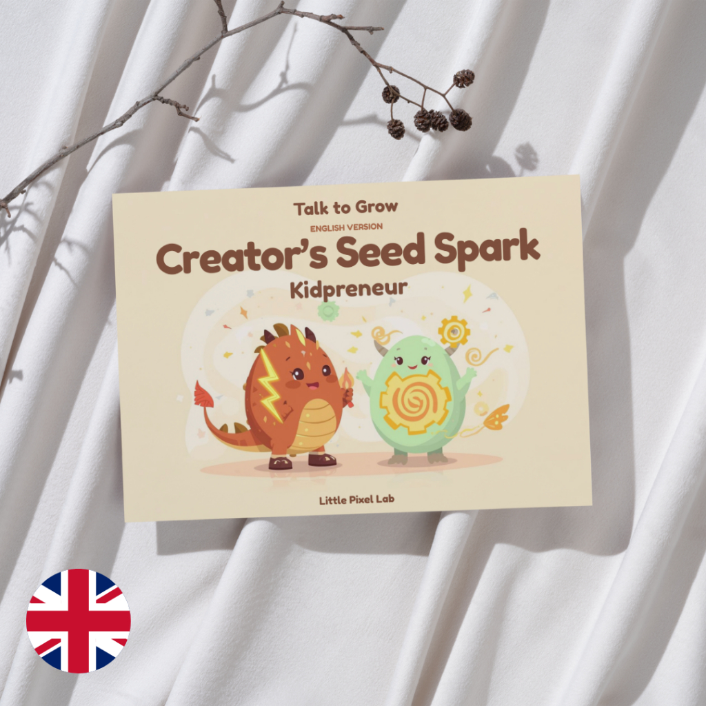 Flashcard Anak Ide Bisnis Kidpreneur Versi Bahasa Indonesia | Kartu Pertanyaan Deep Talk Kreativitas