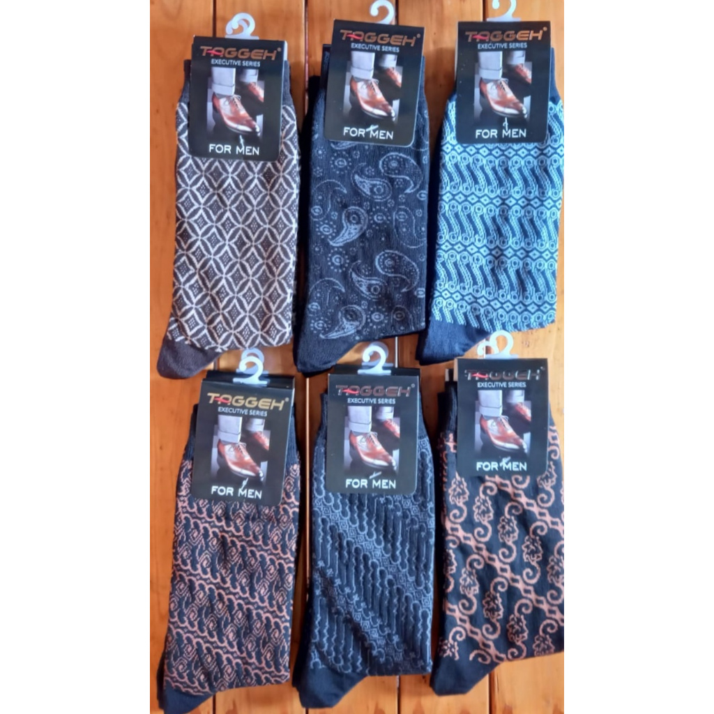 KAOS KAKI MOTIF BATIK / KAOS KAKI BATIK / KAOS KAKI KERJA BATIK / KAOS KAKI PRIA BATIK