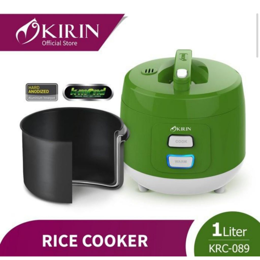 KIRIN RICE COOKER 1,0 LITER KRC-088