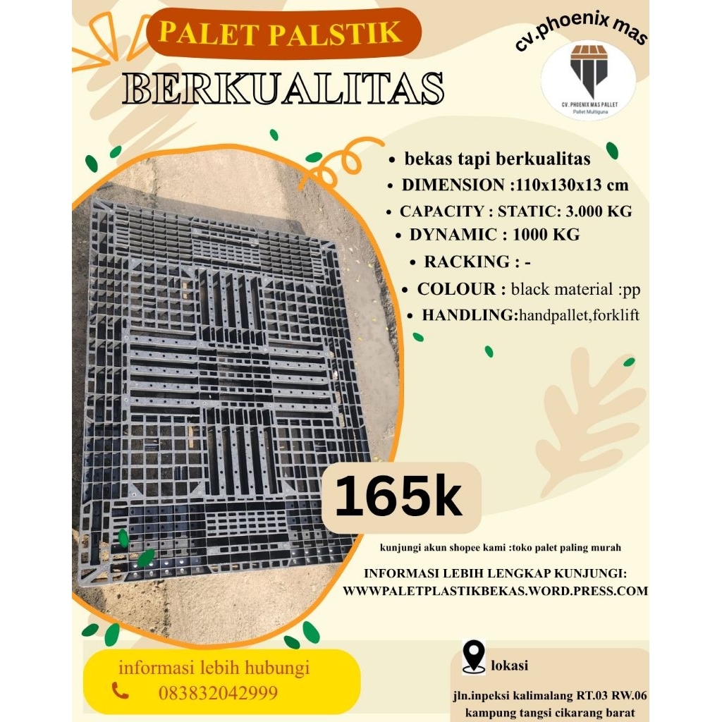 palet plastik bekas berkualitas