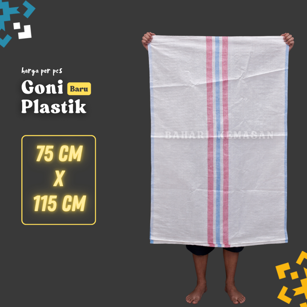 karung plastik BARU goni besar jumbo 75x115 100kg 65x105