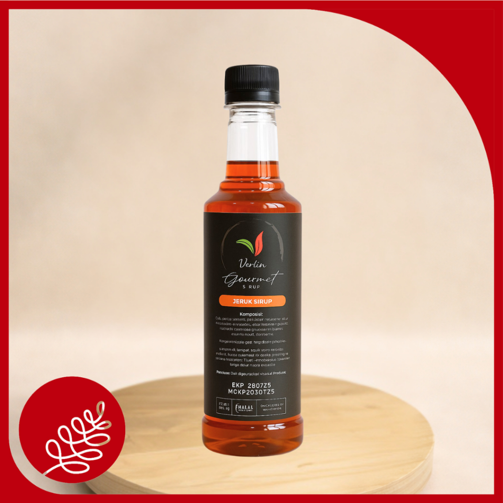 SIRUP PREMIUM VERLIN GOURMET SYRUP 350 ML | PREMIUM SYRUP | CAFE SYRUP
