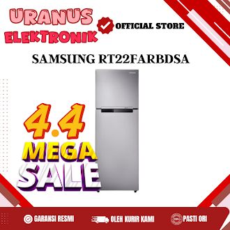 SAMSUNG RT22FARBDSA KULKAS 2 PINTU SIDE BY SIDE SMART INVERTER 234L RT22FARBDSA RT22FARBDSA