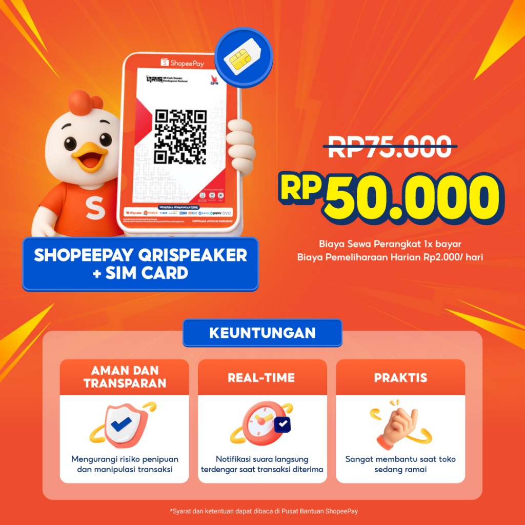 ShopeePay QRIS Speaker