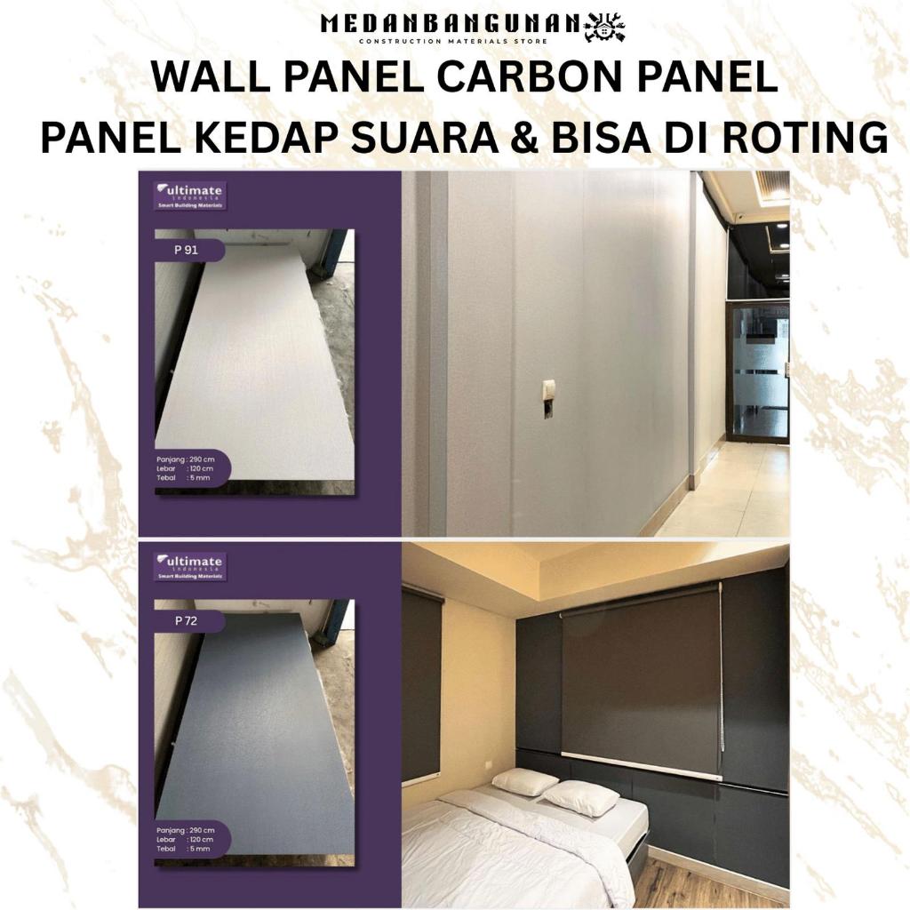 WALL PANEL CARBON PANEL - WALL MARMER KEDAP SUARA & BISA DI ROTING - WALL MARMER PVC 5mm