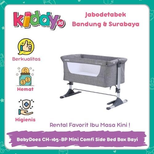 SEWA DI KIDDY.ID- BabyDoes CH-165-BP Mini Comfi Side Bed Box Bayi