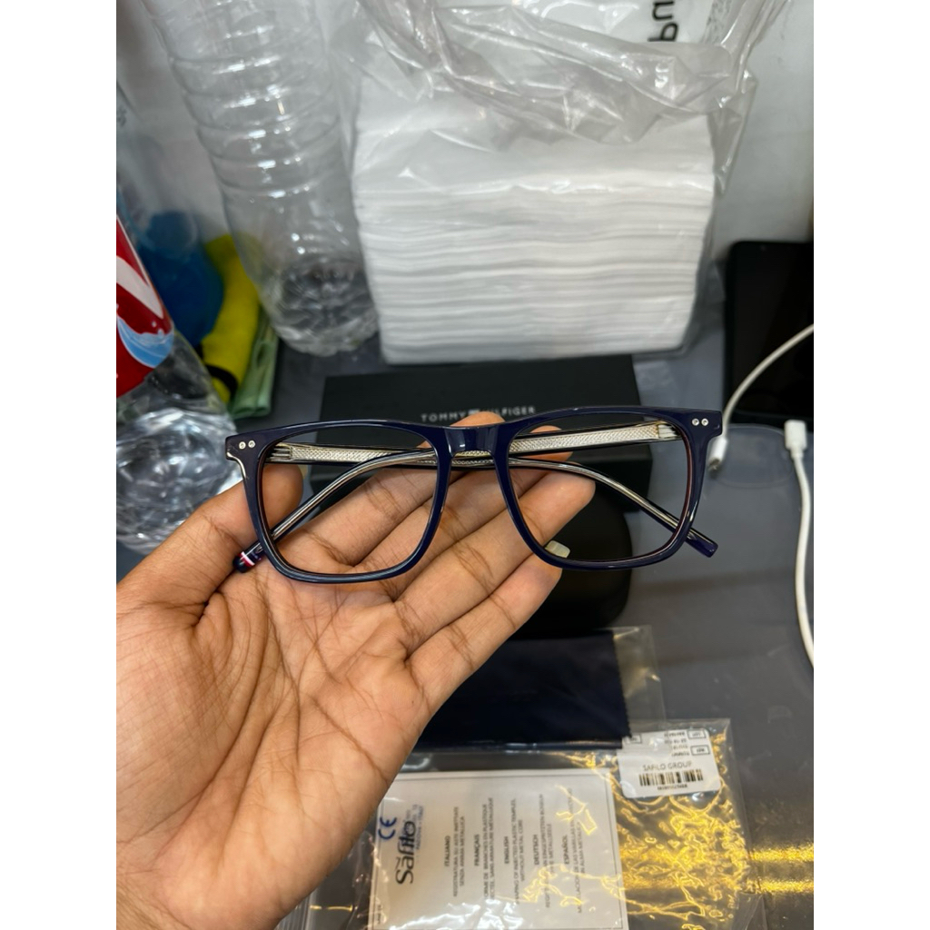 Kacamata frame Tommy hilfiger original second TH2131 Kacamata Lensa Photokromic Bluecromic Antiradia