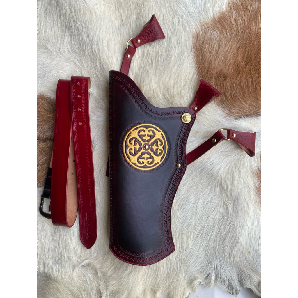 quiver kulit,tempat anak panah,quiver,panahan,archery