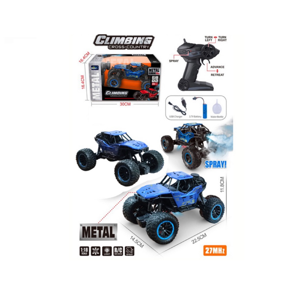 Mobil Remote Control ANTI AIR RC OFFROAD METAL EFEK ASAP UPGRADE BATERE CADANGAN