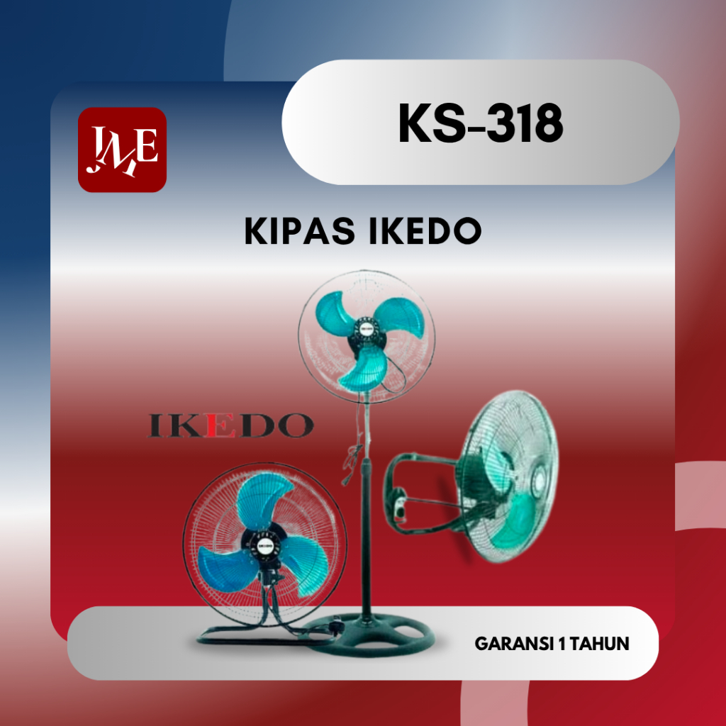 KIPAS ANGIN IKEDO KS-318 18 inch