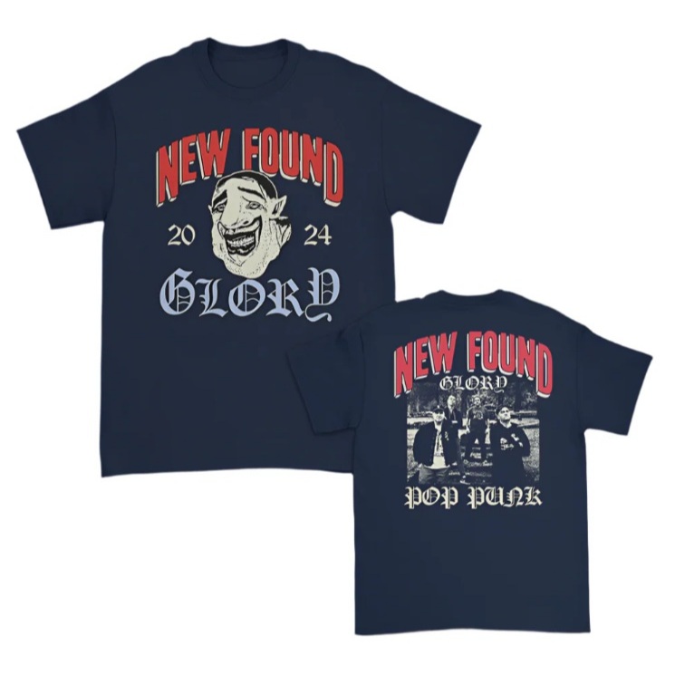 NEW FOUND GLORY 2024 POP PUNK TAG GILDAN HEAVY T SHIRT