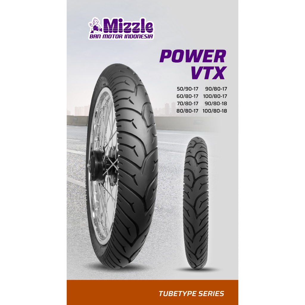 Ban Motor MIZZLE POWER VTX Ring 17 (Tubetype)