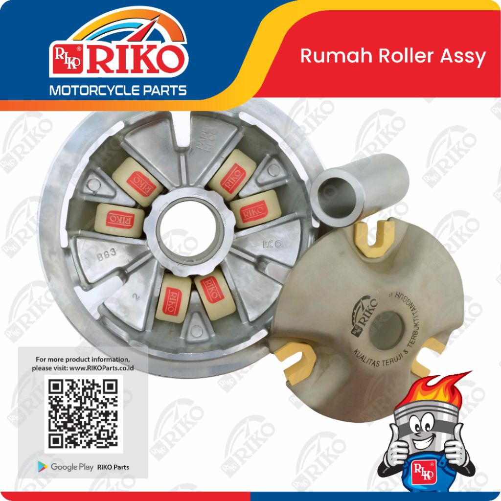 RUMAH ROLLER ASSY YAMAHA AEROX155 RIKO