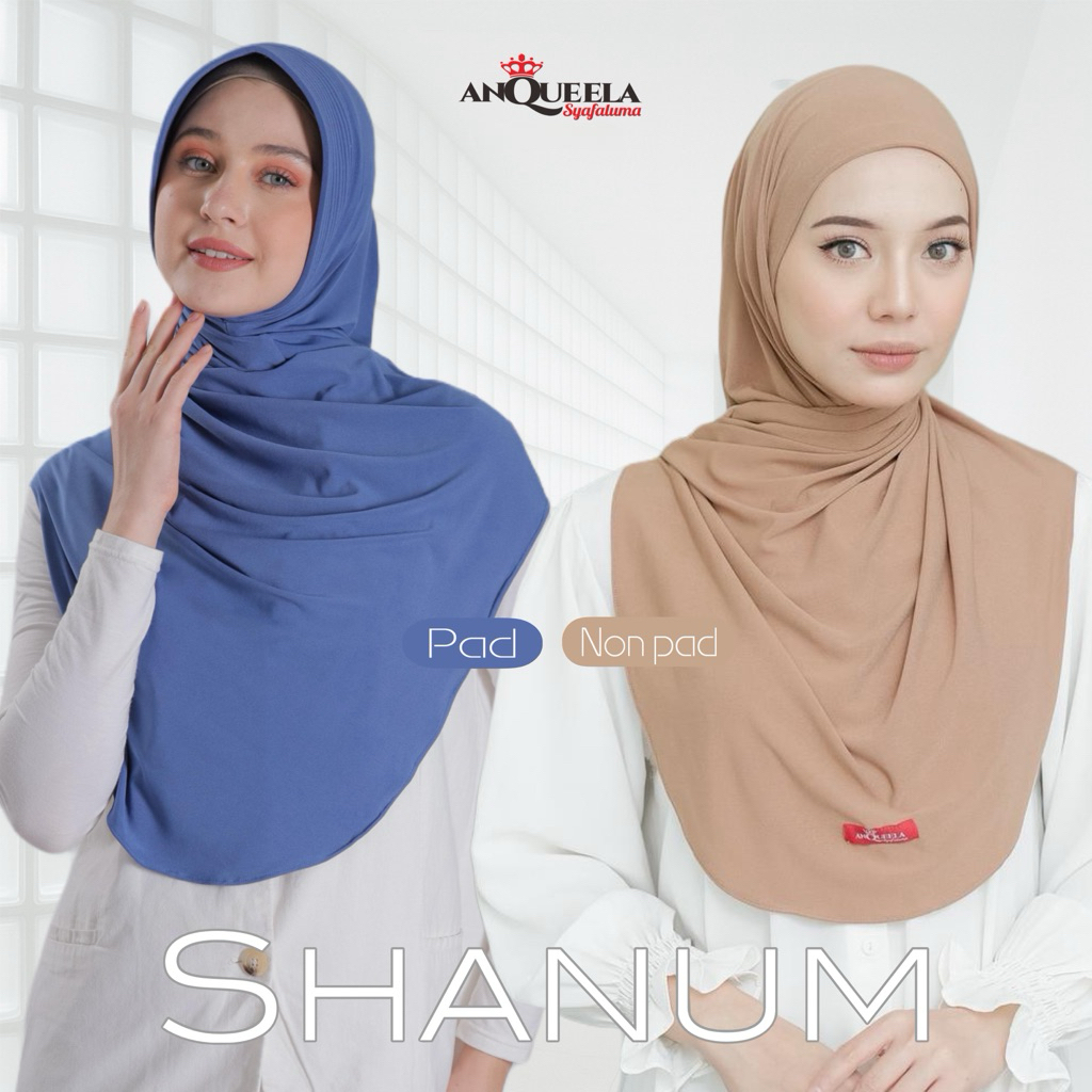 Hijab bergo instan || Hijab bergo Syr shanum & Pad shanum | Anqueela syafaluma