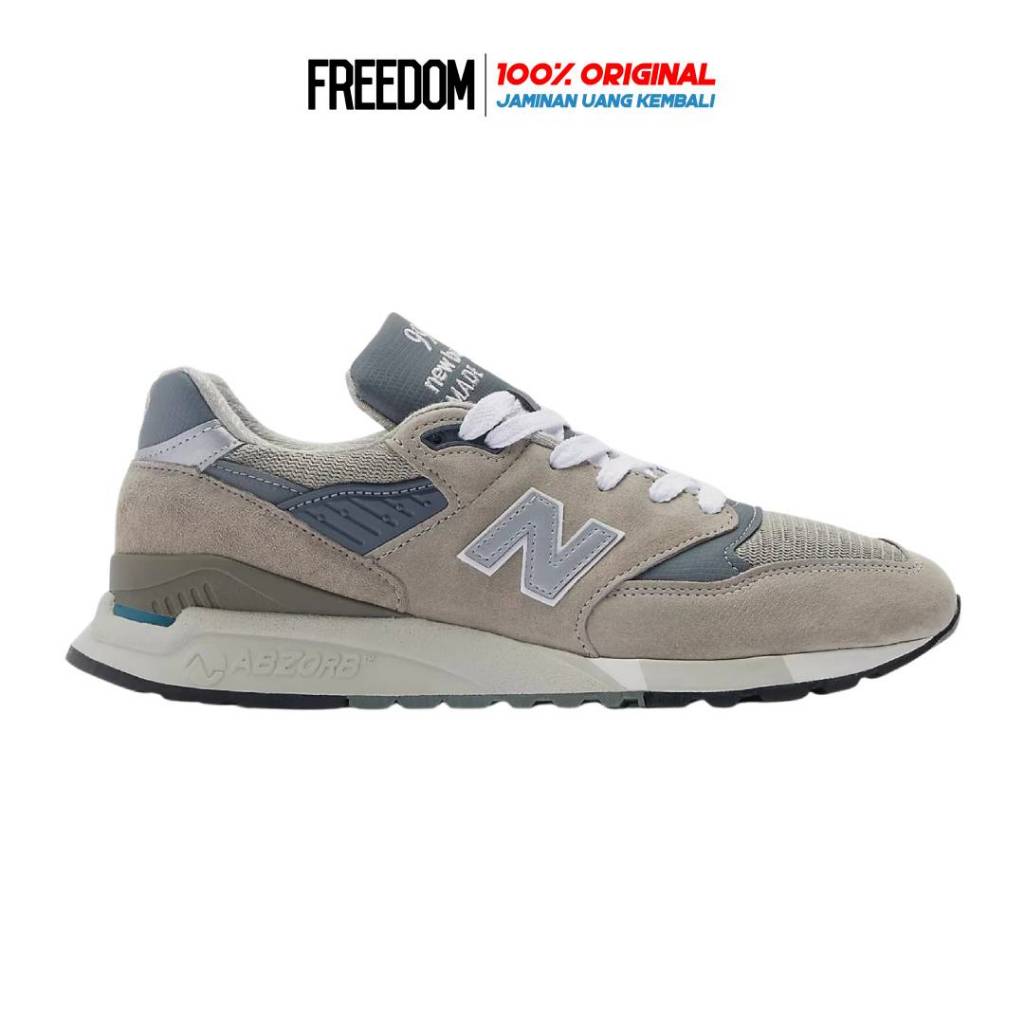 NB Grey ORIGINAL RESMI Sepatu Unisex U998GR
