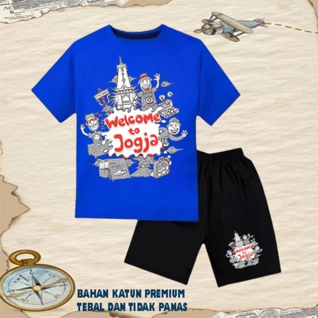 Setelan baju anak laki laki perempuan baju kaos setelan anak laki laki perempuan umur 6 bulan - 10 t