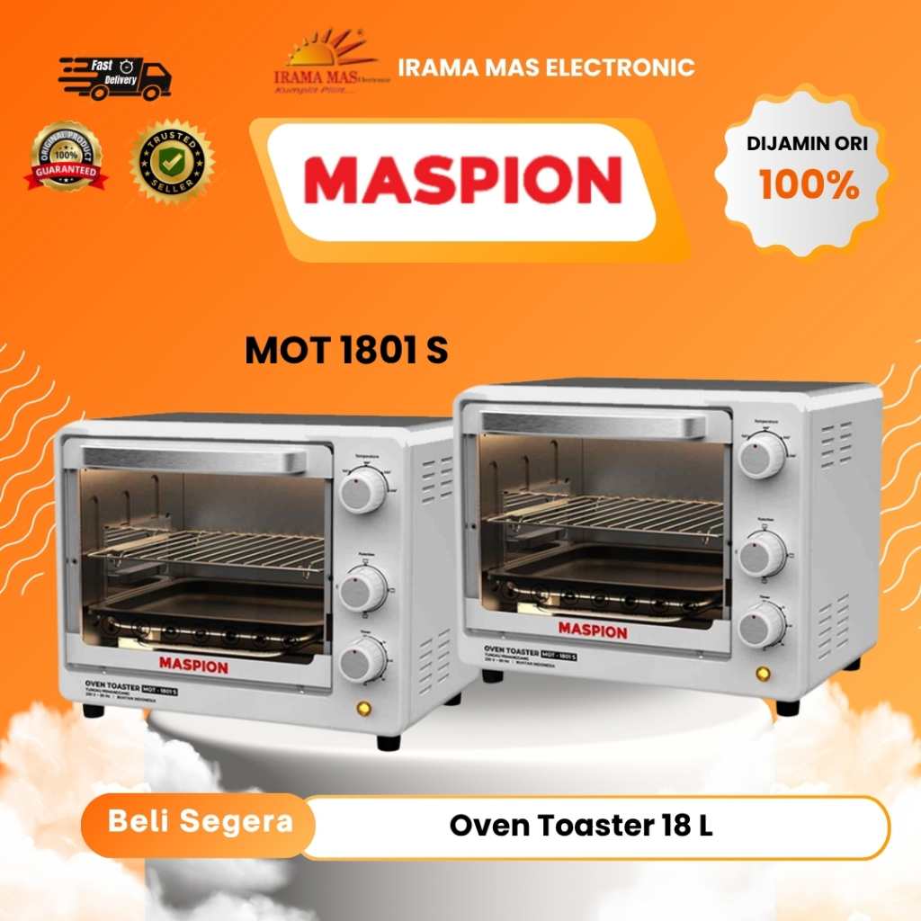 Oven Listrik Maspion MOT 1801 S - Oven Toaster 18 L